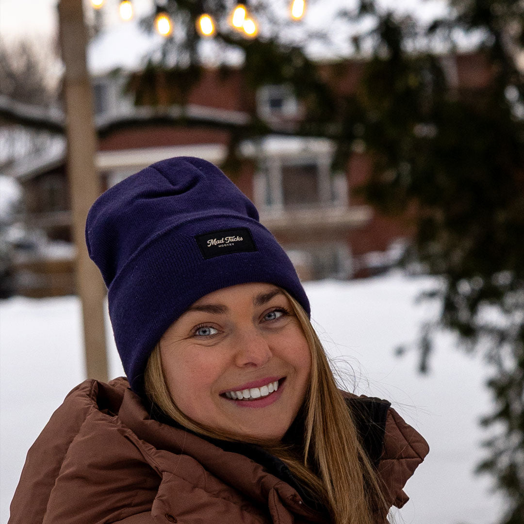 GAME DAY BEANIE - DEEP PURPLE