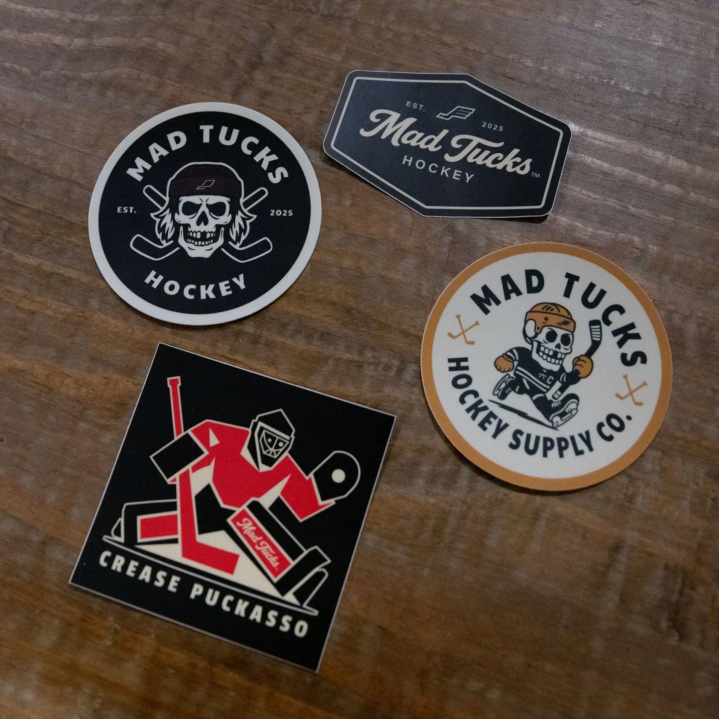 4pk Mad Tucks Intro Stickers MAD TUCKS