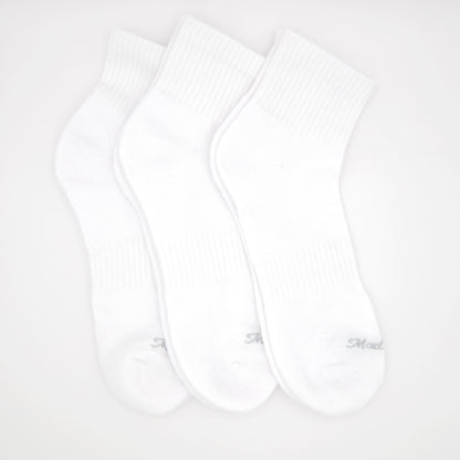 Ankle Benders - Unisex 3pk White Ankle Socks