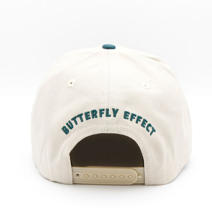 Butterfly Effect Hat - Green/Cream