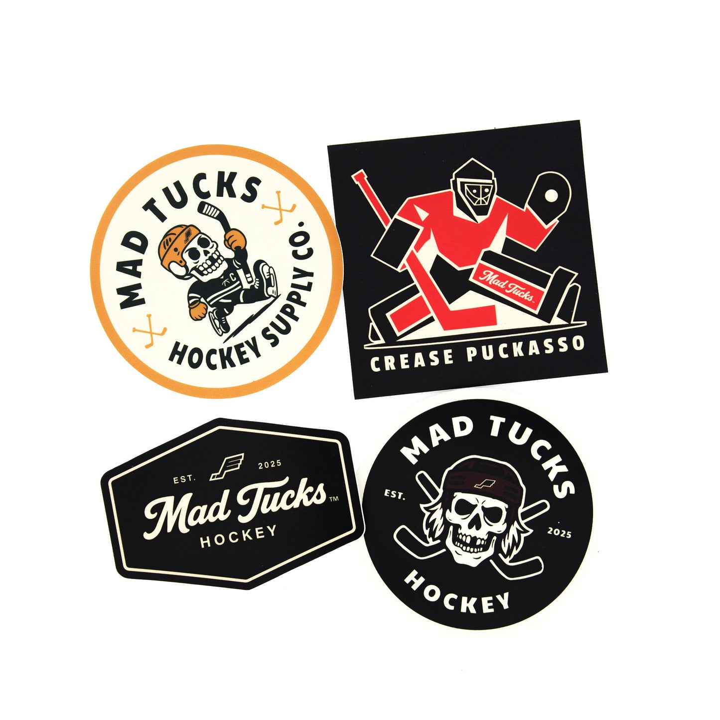 4pk Mad Tucks Intro Stickers
