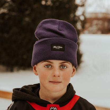 GAME DAY BEANIE - DEEP PURPLE