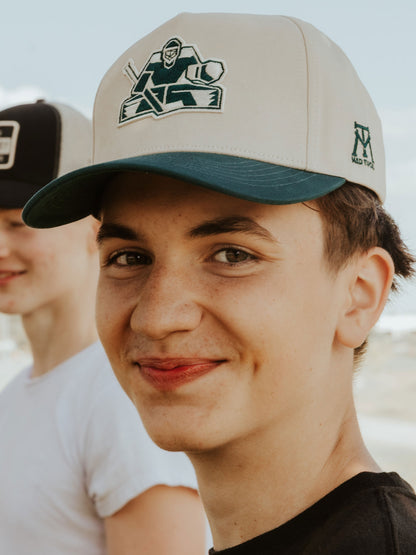 Butterfly Effect Hat - Green/Cream